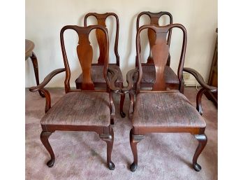 Set 4 Vintage Dining Chairs