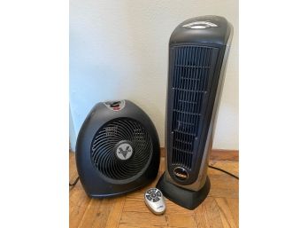 Vornado Fan & Lasko Space Heater With Remote