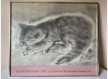1926 Cat By Tsugouhara Foujita, Metropolitan Museum Of Art Poster, Framed