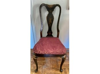 Ornate Hand Painted Wood Chair