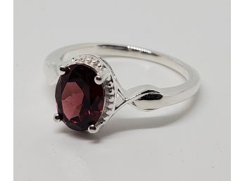 Beautiful Orissa Rose Garnet Ring In Sterling
