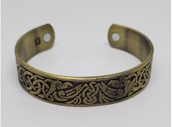 Magnetic Antique Style Eagle Cuff Bracelet