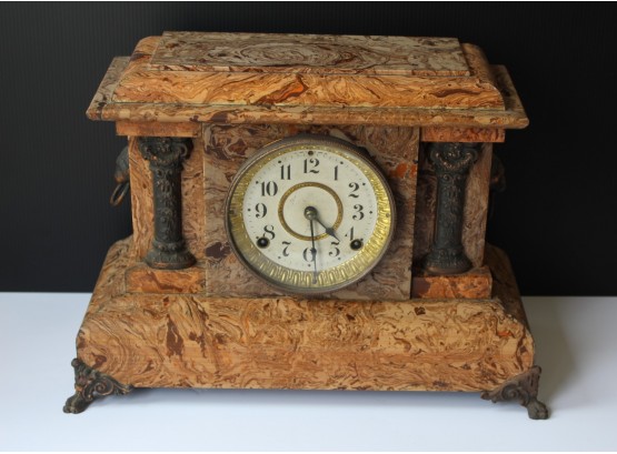 Seth Thomas Co. Adamantine Clock From 1880