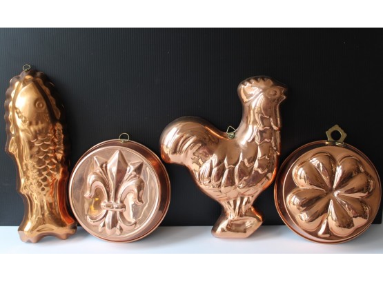 Lot Of Copper Molds