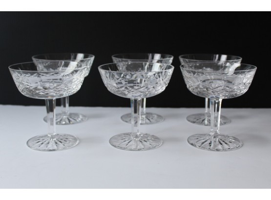 6 Waterford Champagne Glasses