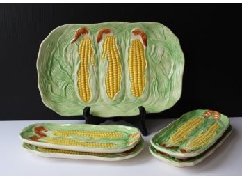 Vintage Corn Serving Dishes, Made In Japan