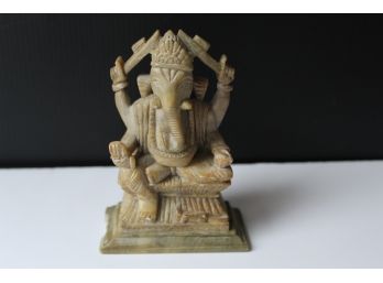 Hand Carved Soapstone Ganesha