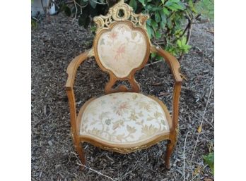 Floral Antique Chair
