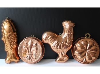 Lot Of Copper Molds