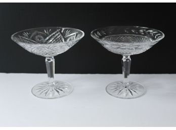 Pair Of Waterford Compote Dishes