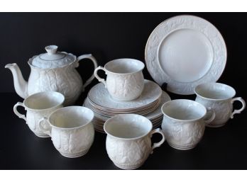 Assorted Belleek Tea Set