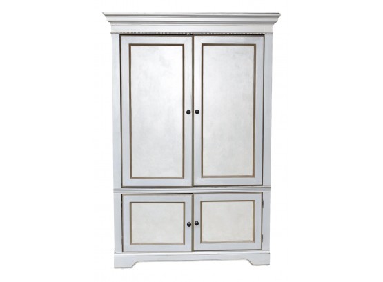 Hammary Custom Painted Solid Wood Entertainment/Wardrobe Cabinet