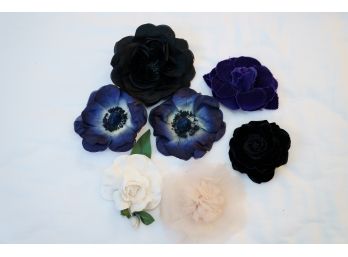 Handmade Cloth Corsages By Textile Artist