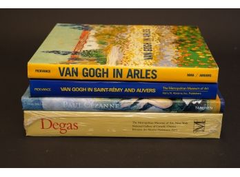 Two Van Goghs, Cezanne & Degas Coffee Table Books