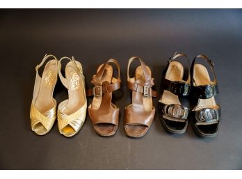Vintage Salvatore Ferragamo Sandals- Size 7.5