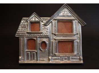Mexican Pewter House Picture Frame