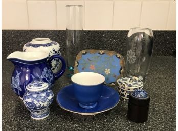 Blue Delft & Petite Asian Pieces
