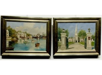 Two Framed Oil Paintings