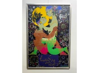 Framed Signed Lithograph By Bjorn Wiinblad 1960 '1001 Nights'