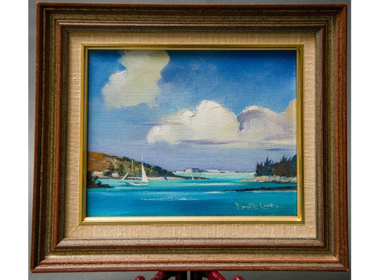 Oil On Canvas White's Island By Sheilagh Head