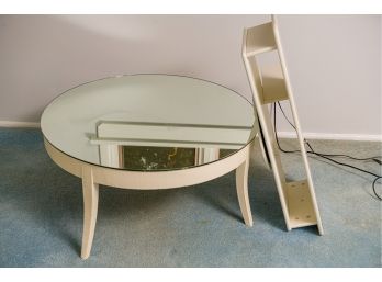 Round Mirror Top Table