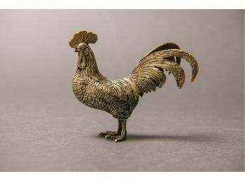 Small Brass Cast Rooster