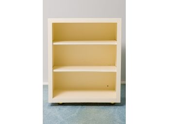 Three Shelf Bookcase On Casters