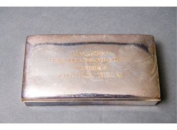 Vintage Silverplate Box From NYAC