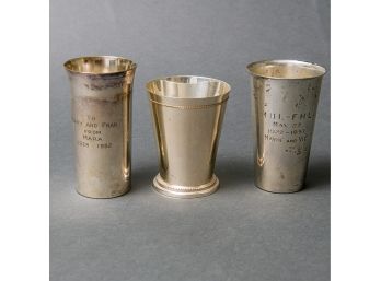 Two Sterling Cups & Twos Company