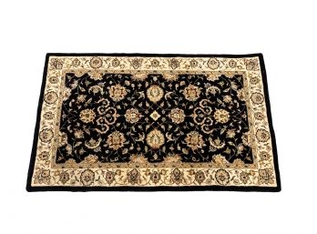 3x5' Wool And Silk Blend Hand Tufted Oriental Rug