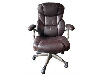 Faux Leather Adjustable Office Desk Swivel Chair