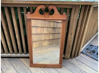 Antique Whitney Maple Framed Mirror