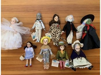 Nine Effanbee Wizard Of Oz Storybook Dolls
