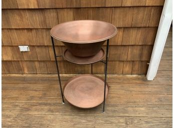 Smith And Hawken Copper & Iron Four Piece Entertaining Valet
