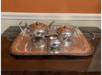 Silver Plated Compatible Tea Serving Set