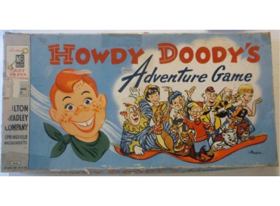Rare Howdy Doody's Adventure Game By Milton Bradley
