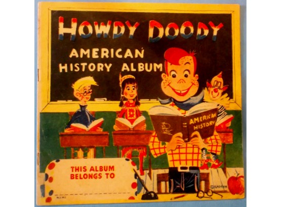 Vintage Howdy Doody American History Album