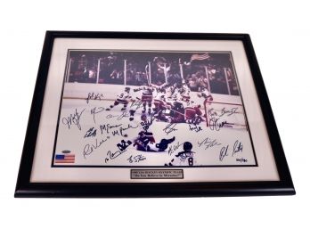 Authenticated Signed Miracle On Ice Picture Frame