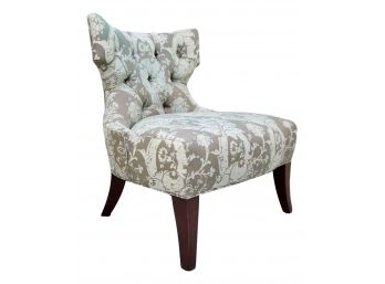 Baker Tufted Goose Down Arm Chair