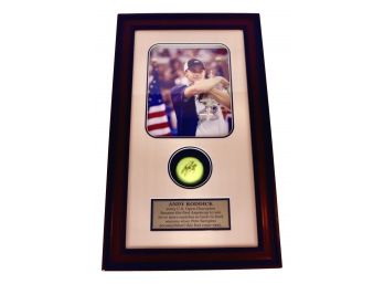 Authenticated 2003 Andy Roddick Shadow Box