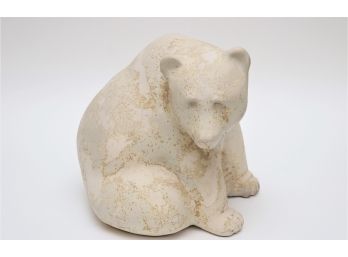 Ceramic Sitting Polar Bear