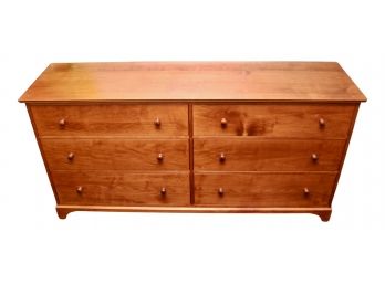 Main Cottage Customized Wood 6 Drawer Double Dresser