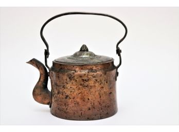 Antique French Copper Farm House Coffee/tea Pot