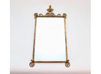 Antique Gold Gild Solid Brass Mirror