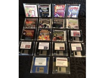 Vintage Games On Floppy Disc