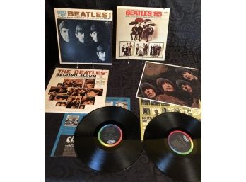 Vintage The Beatles Records Lot 1