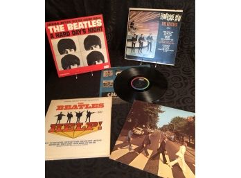 Vintage The Beatles Records Lot 2