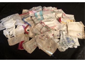Ladies Vintage Handkerchiefs