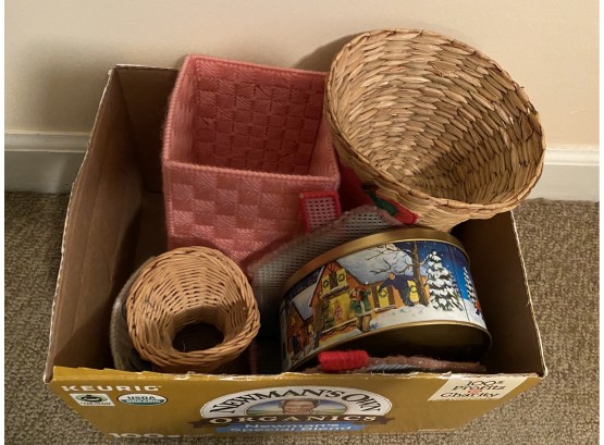 Box Of Baskets And More