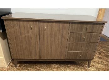 Four Drawer, Two Door Credenza